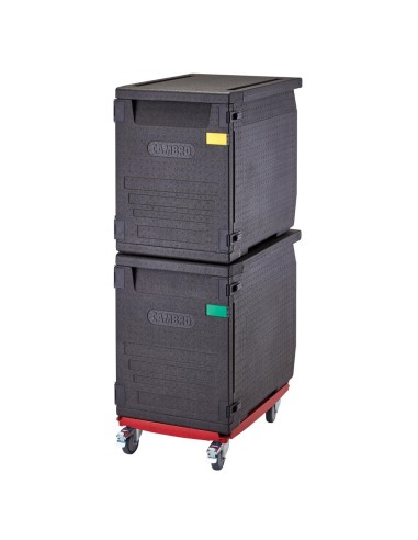 Socle rouleur pour conteneurs EPP Cambro Gobox - Rouge