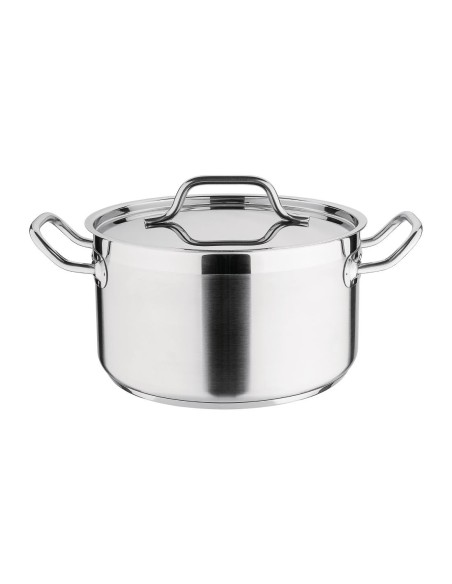 Braisière inox 24 cm 5,6 L Nisbets Essentials