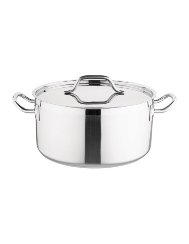 Braisière inox 32 cm 12 L Nisbets Essentials