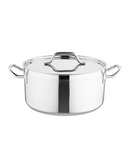 Braisière inox 32 cm 12 L Nisbets Essentials