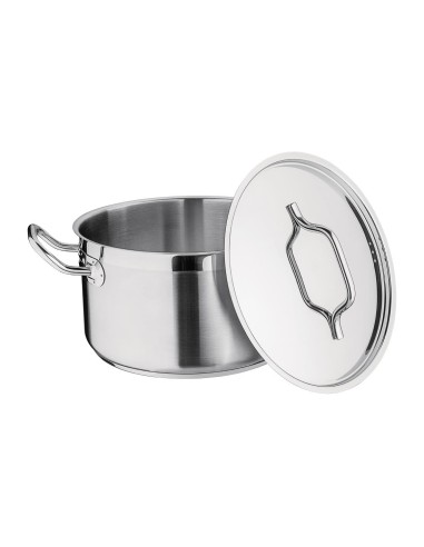 Braisière inox 24 cm 5,6 L Nisbets Essentials