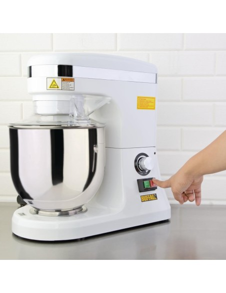 Batteur planétaire Buffalo 7 L blanc - 270 W