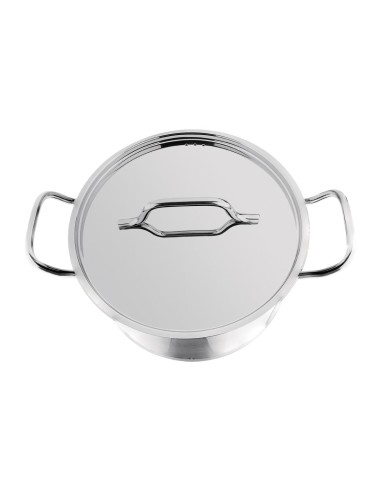 Braisière inox 24 cm 5,6 L Nisbets Essentials