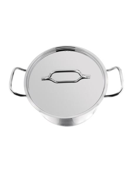 Braisière inox 24 cm 5,6 L Nisbets Essentials