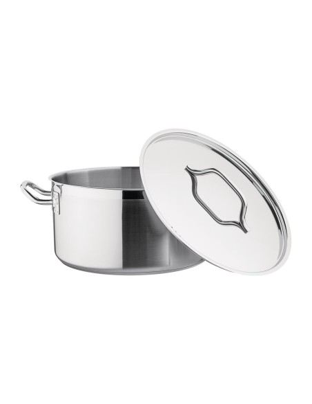 Braisière inox 32 cm 12 L Nisbets Essentials