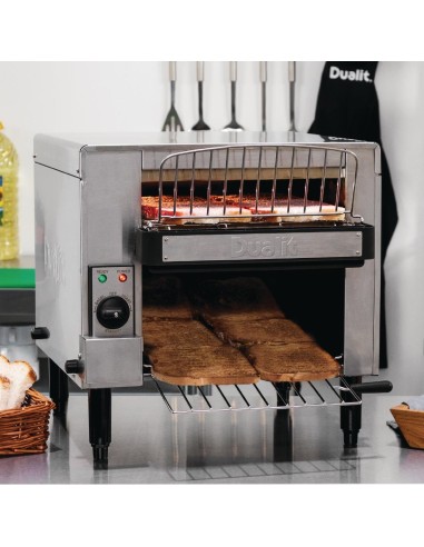 Toaster convoyeur Dualit DCT2I - 560 tranches/h, inox