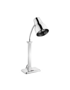 Lampe chauffante sur pied Buffalo 250W - inox poli