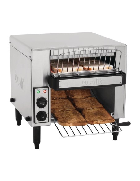 Toaster convoyeur Dualit DCT2I - 560 tranches/h, inox