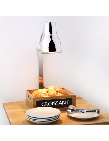 Lampe chauffante sur pied Buffalo 250W - inox poli