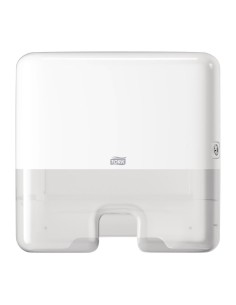 Distributeur mini Tork blanc - compact pour essuie-mains