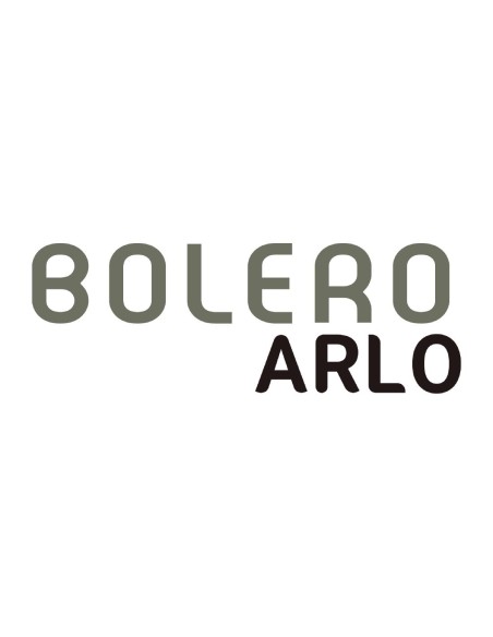 Table ronde blanche Bolero Arlo 798 mm - Design industriel