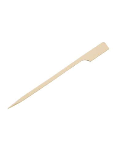 Brochettes bambou biodégradables 120mm - Lot de 100