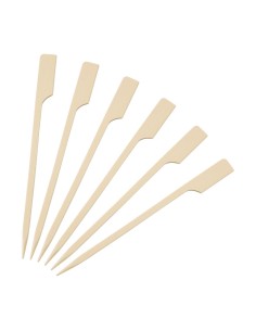 Brochettes bambou biodégradables 120mm - Lot de 100 2