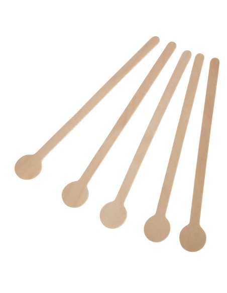 Agitateurs à cocktail en bois Fiesta 150 mm - Lot de 100