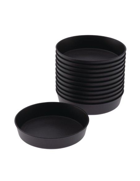 Moules à quiche Exoglass Matfer Bourgeat 100mm - lot de 12
