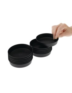 Moules à quiche Exoglass Matfer Bourgeat 100mm - lot de 12 2