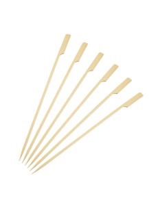 Brochettes bambou biodégradables Fiesta 240mm - Lot 100 2
