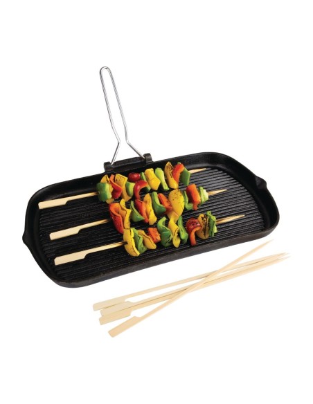 Brochettes bambou biodégradables Fiesta 240mm - Lot 100