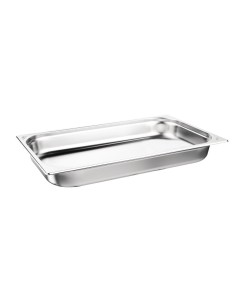 Bacs GN 1/1 inox 65mm Nisbets Essentials - lot de 3