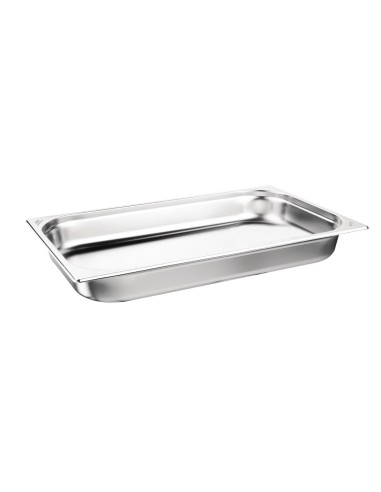 Bacs GN 1/1 inox 65mm Nisbets Essentials - lot de 3