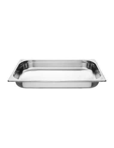 Bacs GN 1/1 inox 65mm Nisbets Essentials - lot de 3