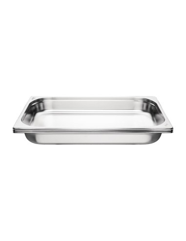 Bacs GN 1/1 inox 65mm Nisbets Essentials - lot de 3