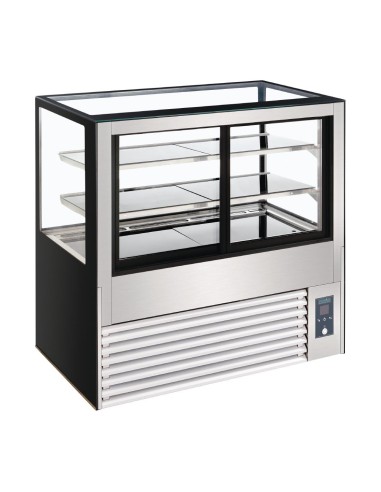 Vitrine réfrigérée Polar Série U 1200mm - 385L, LED, inox