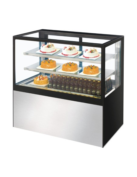 Vitrine réfrigérée Polar Série U 1200mm - 385L, LED, inox