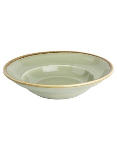 Assiettes à pâtes Olympia Kiln couleur Mousse 250mm - Lot de 4 2