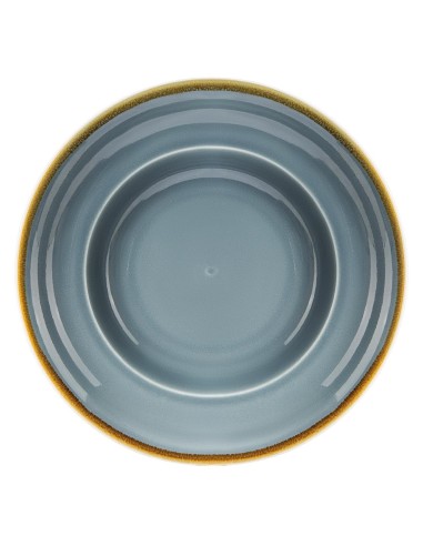 Assiettes à pâtes Olympia Kiln Océan 250mm - lot de 4