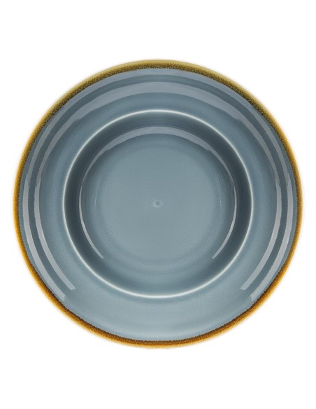 Assiettes à pâtes Olympia Kiln Océan 250mm - lot de 4