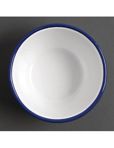 Saladiers en acier émaillé Olympia 155mm - lot de 6