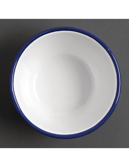 Saladiers en acier émaillé Olympia 155mm - lot de 6