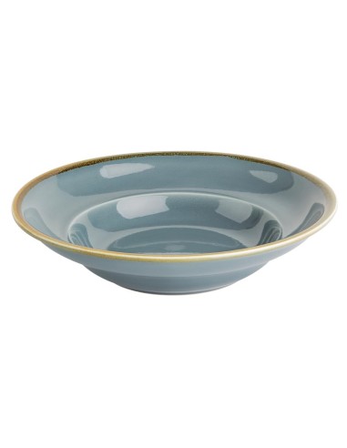Assiettes à pâtes Olympia Kiln Océan 250mm - lot de 4