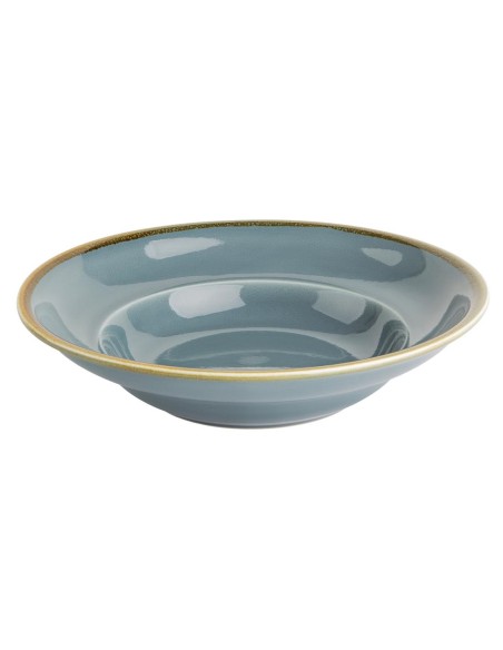 Assiettes à pâtes Olympia Kiln Océan 250mm - lot de 4