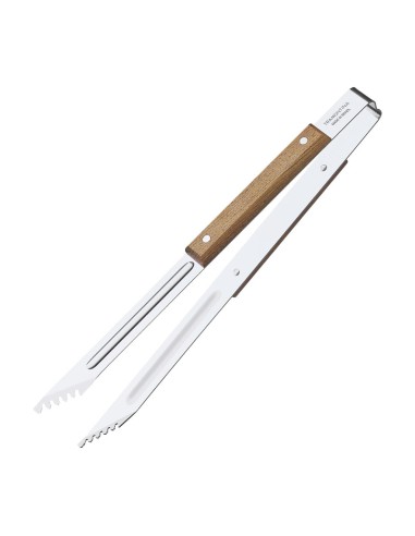 Pince barbecue Tramontina Churrasco 370 mm - bois et inox