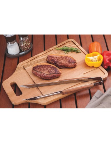 Pince barbecue Tramontina Churrasco 370 mm - bois et inox