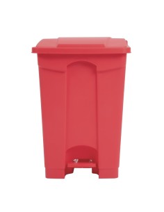 Poubelle à pédale Jantex rouge 45L - Hygiène cuisine