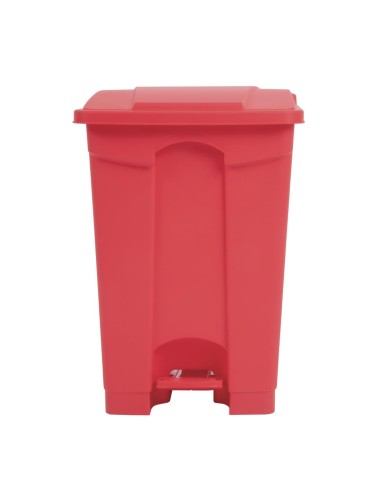 Poubelle à pédale Jantex rouge 45L - Hygiène cuisine
