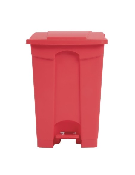 Poubelle à pédale Jantex rouge 45L - Hygiène cuisine