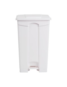 Poubelle de cuisine à pédale Jantex blanche 87L