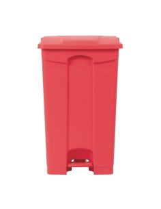 Poubelle à pédale Jantex rouge 87L - Hygiène cuisine