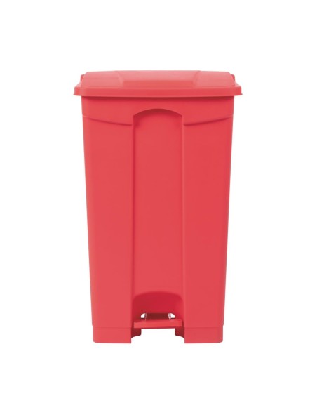 Poubelle à pédale Jantex rouge 87L - Hygiène cuisine