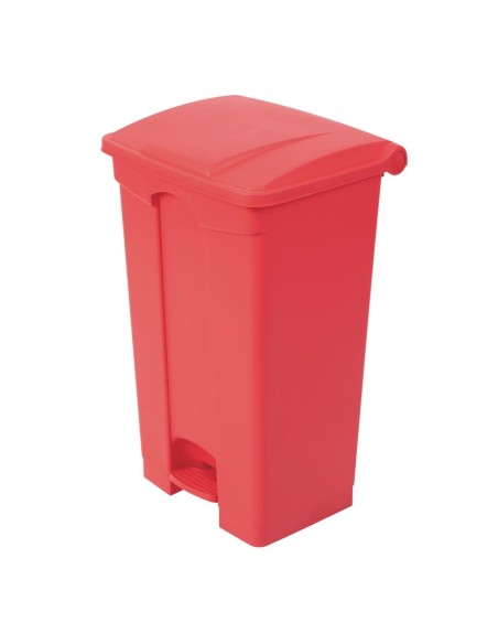 Poubelle à pédale Jantex rouge 87L - Hygiène cuisine