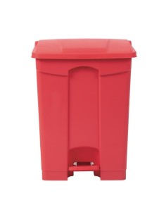 Poubelle à pédale Jantex rouge 65L - Hygiène cuisine