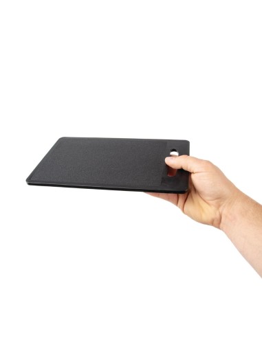 Planche à découper bar noire Hygiplas 255 mm - Design compact