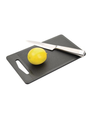 Planche à découper bar noire Hygiplas 255 mm - Design compact