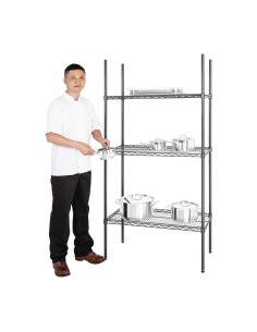 Rayonnage 3 niveaux Nisbets Essentials - 1820x915x457 mm 2
