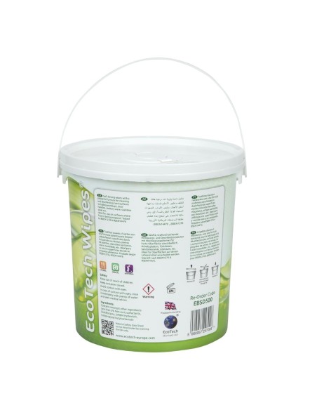 Boîte 500 lingettes désinfectantes EcoTech - CHR