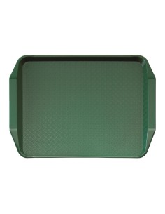 Plateau rectangulaire Fast Food Cambro vert 43 cm
